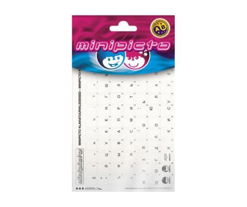 Klaviatuurikleebis RUS sümbolid läbipaistevmust