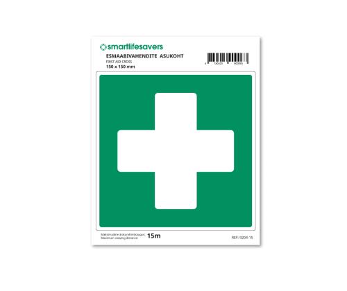 Kleebis Esmaabi 15x15cm