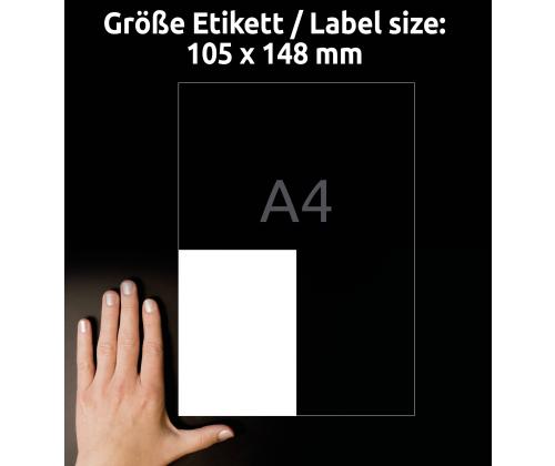 Kleebisetikett AVERY Zweckform 105x148mm 100 lehte (3483)