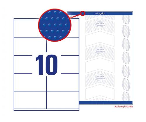 Kleebisetikett AVERY Zweckform 105x57mm 100 lehte (3425)