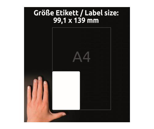 Kleebisetikett AVERY Zweckform 99,1x139mm 40 lehte ultra vastupidavad (L7915-40)