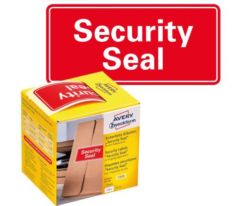 Kleebisetikett AVERY Zweckform sümbol "Security" 78x38mm