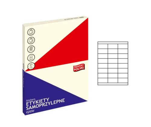 Kleebisetikett GRAND 70x33,8mm 24 lehel 100 lehte