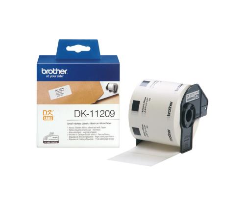 Kleepkirjalint BROTHER DK11209 29x62mm 800 kleebist rullil