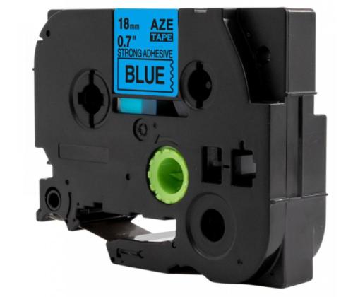 Kleepkirjalint BROTHER Strong TZE-S541 18mm must/sinisel analoog