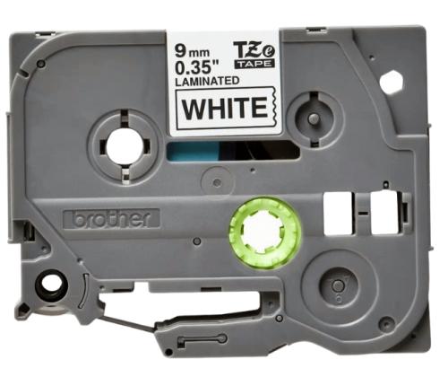 Kleepkirjalint BROTHER TZE-221 9mm must/valgel analoog