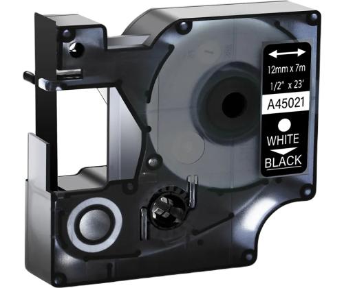 Kleepkirjalint DYMO A45021 12mm valgemust analoog