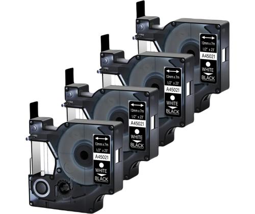 Kleepkirjalint DYMO A45021 12mm valgemust analoog