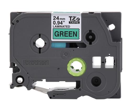 Kleepkirjalintmarkeerimislint BROTHER Strong TZE-S951 24mm musthõbedasel analoog