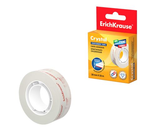 Kleeplint 18mm x 33m ERICH KRAUSE Crystal Clear