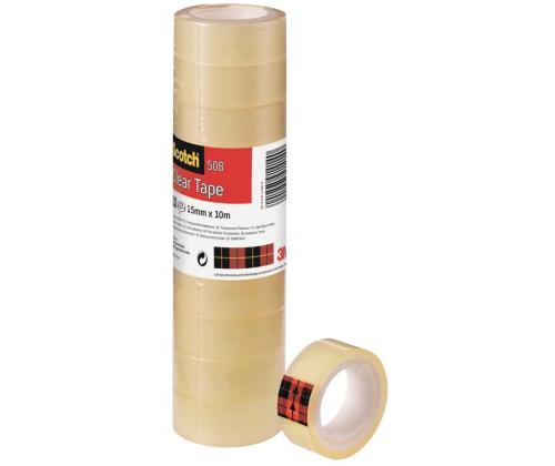 Kleeplint 19mm x 33m SCOTCH 508 läbipaistev 8tkpk