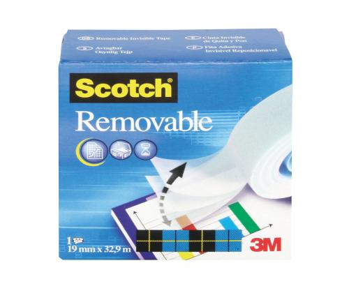 Kleeplint 19mm x 33m SCOTCH 811 eemaldatav matt