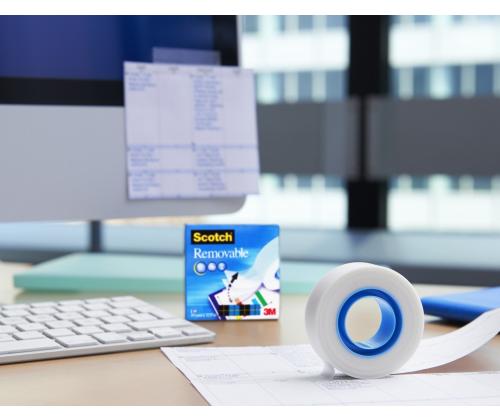 Kleeplint 19mm x 33m SCOTCH 811 eemaldatav matt