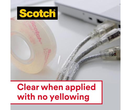 Kleeplint alusega SCOTCH, Crystal Clear 19mm x 7,5m
