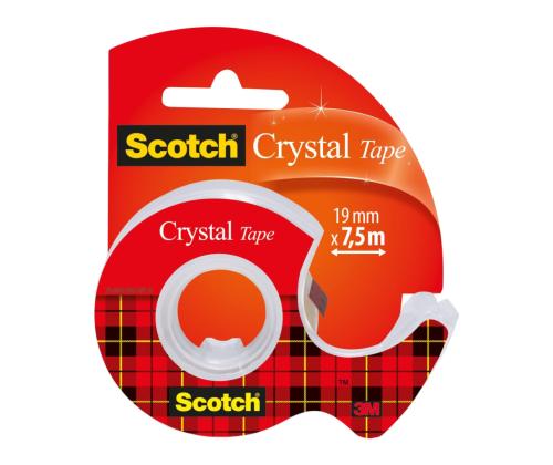 Kleeplint alusega SCOTCH Crystal Clear 19mm x 7,5m