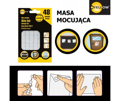 Kleepmass kinnitusnäts eemaldatavad YELLOWONE 48tk pakis