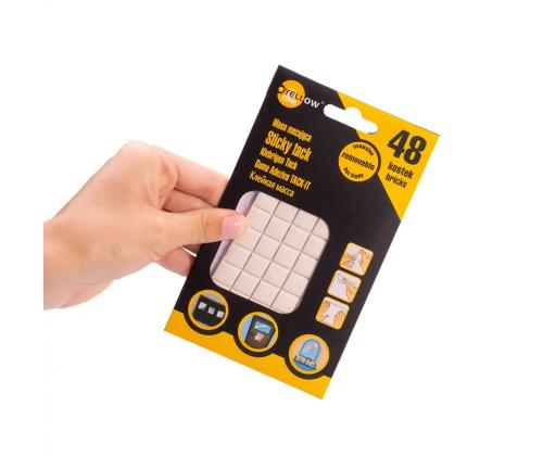 Kleepmass kinnitusnäts eemaldatavad YELLOWONE 48tk pakis