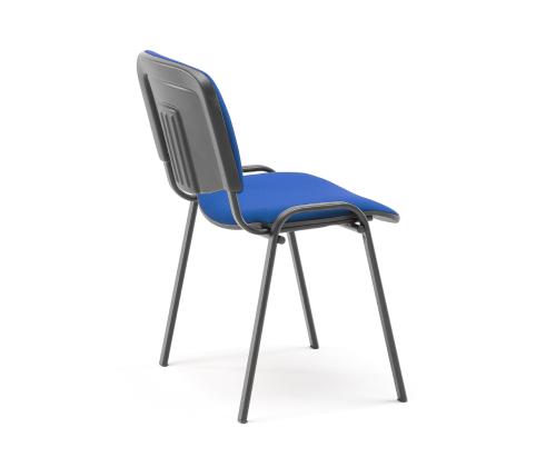 Klienditool ISO sinine kangas C6, mustad jalad