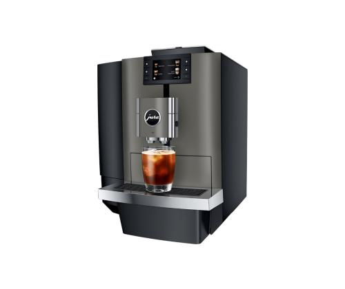Kohvimasin JURA X10 Dark Inox EA 15546 täisautomaatne – tumehallmust