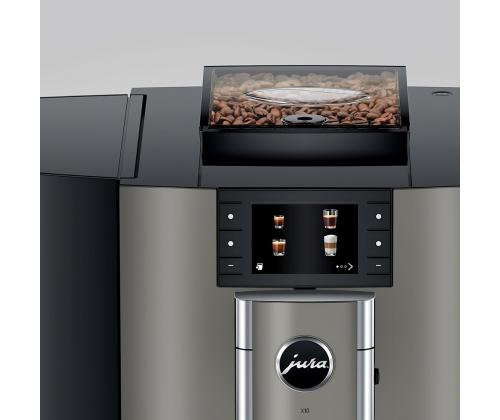 Kohvimasin JURA X10 Dark Inox EA 15546 täisautomaatne – tumehallmust