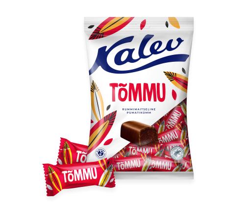 Kommid KALEV Tõmmu rummimaitseline, šokolaadiglasuuriga 175g