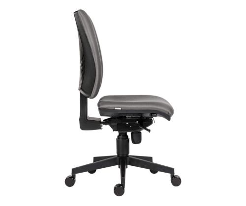 Kontoritool ANTARES 1380 ASYN Flute BN7 must kangas, alum jalg, AR40 käetoed