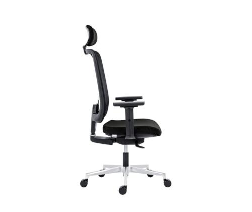 Kontoritool ANTARES 1930 Syn Eclipse Net must võrk seljatugiBN7 must iste, alum. jalg, peatoega