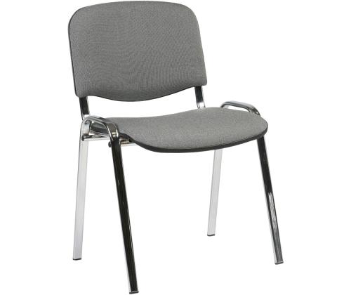 Kontoritool klienditool ISO hall kangas kroomitud jalad