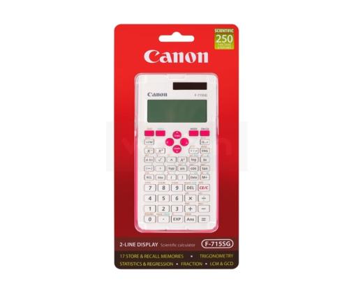 Koolikalkulaator CANON F-715 SG valgeroosa