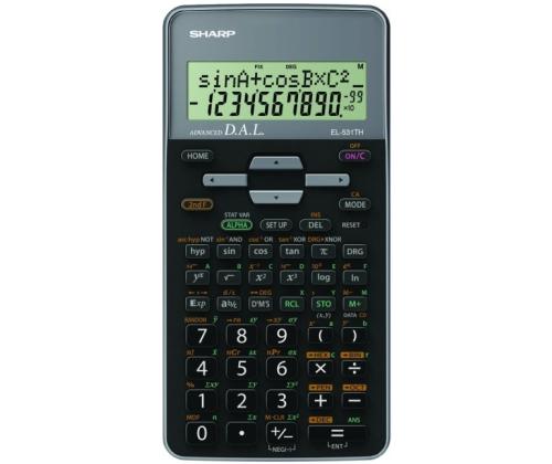 Koolikalkulaator Sharp EL531THGY 273 funktsiooni