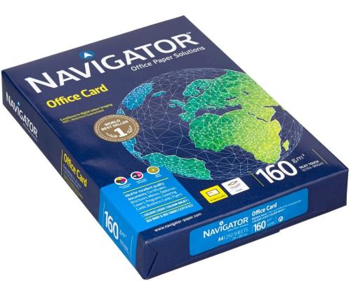 Koopiapaber A4 160g NAVIGATOR OfficeCard 250 lehte
