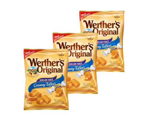Koorekompvekid suhkruvabad WERTHER´S 80g