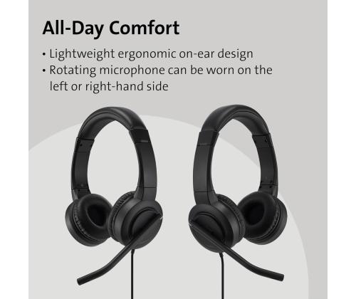 Kõrvaklapid+mikrofon KENSINGTON H1000 USB-C