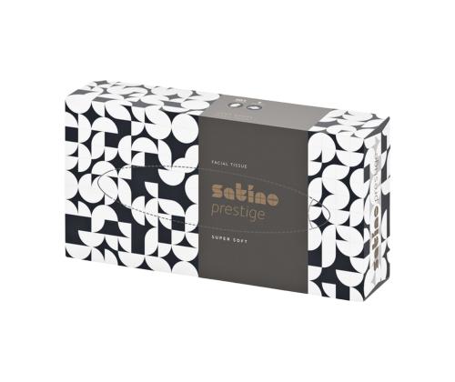 Kosmeetilised salvrätikud 2-kihiline WEPA Satino 21x20,5cm valge 100tk