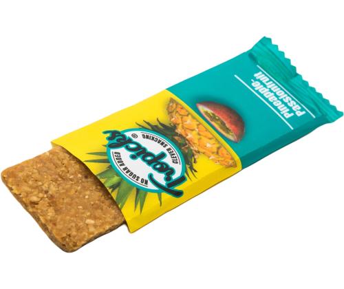 Kuivatatud ananassi-passioni batoon TROPICKS, 20g
