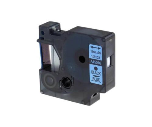 kleepkirjalint Dymo A45016 12mm must/sinisel analoog
