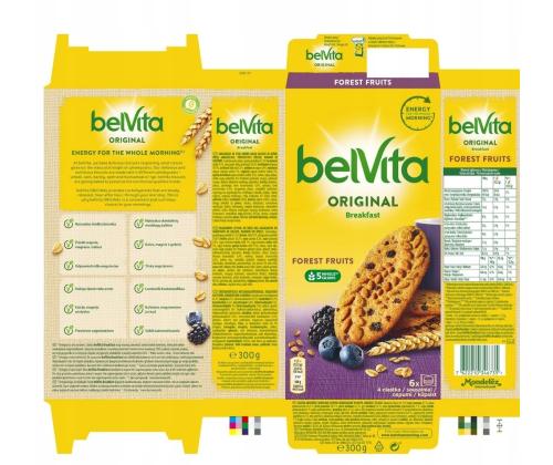 Küpsised BELVITA, metsamarja 300g