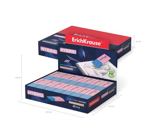 Kustukumm ERICH KRAUSE Hybrid sininepunane