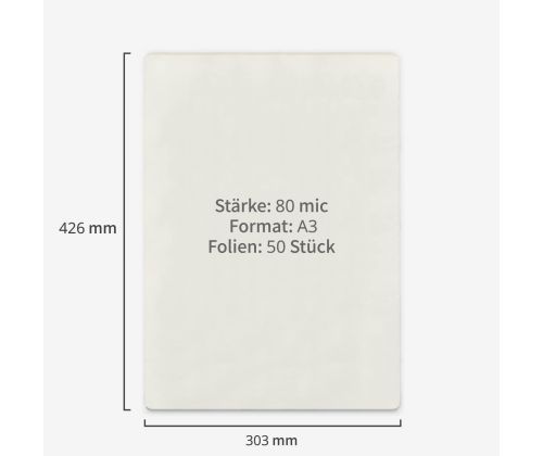 Lamineerimiskile A3 100mic 100 lehte FOROFIS