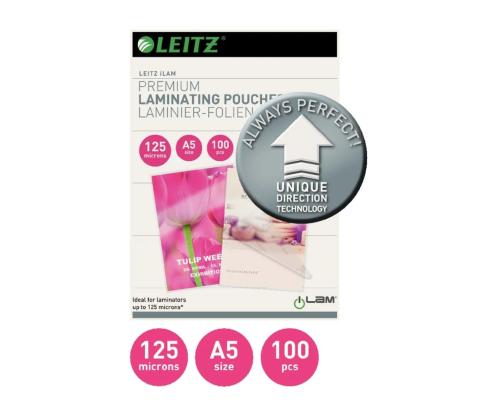 Lamineerimiskile A5 125mic 100 lehte LEITZ