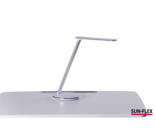 Laualamp SUN-FLEX Qlite valge 103100, H-35cm, integreeritud LED 5W, 200-800Lux, 2800-5600K, puutetundlik, QI juhtmevaba laadija