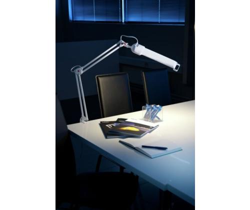 Laualamp ALCO 957 kruviga laua külge kinnituv 11W valge