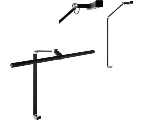 Laualamp ALCO Eico LED 11,5W kruviga kinnituv must