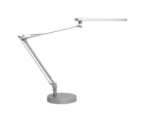 Laualamp UNILUX Mamboled, 6,5W, 3000K, 600lm alus+klamber, hõbehall