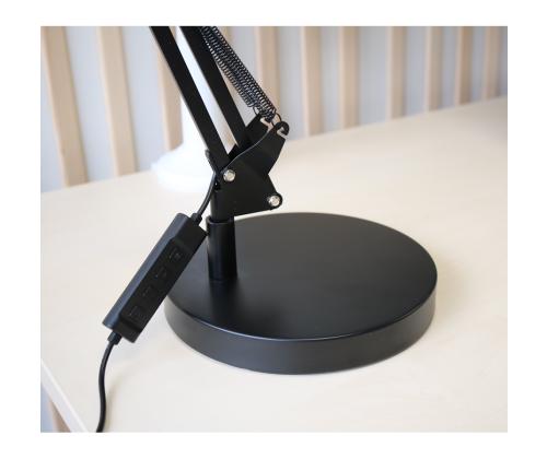 Laualamp UNILUX Swingoled 2.0 alus + klamber must