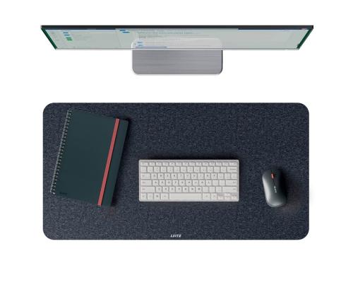 Lauamatt LEITZ Deskmat vilt 36x70cm tumehall