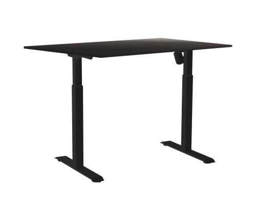 Lauaplaat SUN-FLEX elektrilisele lauaraamile 1200x800x18mm must Blacklaminate