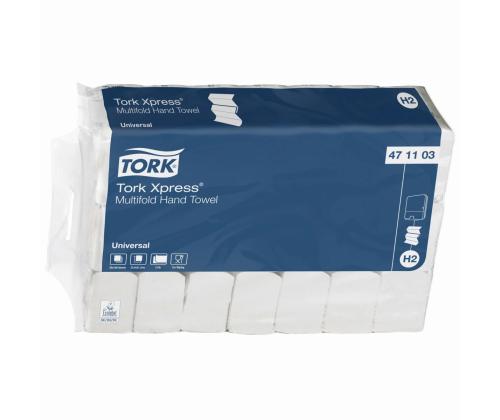 Lehträtik 2-kihiline, TORK Xpress Multifold Universal H2, 23,4x21,3cm 190 lehte (471103)