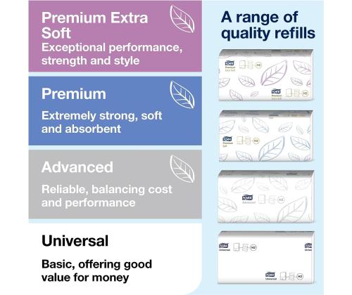 Lehträtikuhoidja lauale TORK Xpress H2 valge (552200)