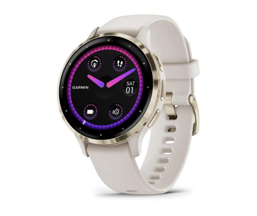 SMARTWATCH VENU 3S/IVORY/GOLD 010-02785-04 GARMIN